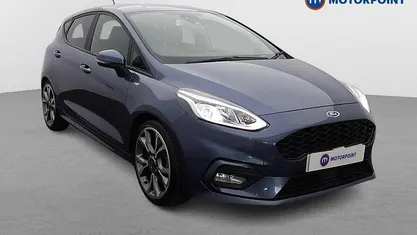Used Ford Fiesta ST-Line X 155 HP (114 kW) 2021 Blue Hatchback
