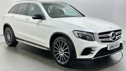 Used Mercedes GLC250 AMG line 204 HP (150 kW) 2018 White SUV