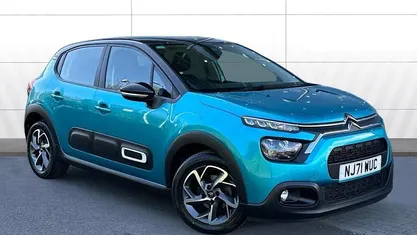 Used Citroën C3 PureTech 83 HP (61 kW) 2021 Blue Hatchback