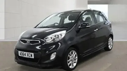 Used Kia Picanto 84 HP (61 kW) 2014 Black Hatchback