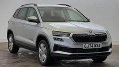 Brilliant silver metallic New 2024 Skoda Karoq SE Drive SUV | £23,795 (Super price)