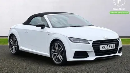 White Used 2018 Audi TT Roadster Black Edition Cabriolet | £18,499 (Good price)