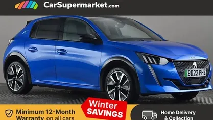 Blue Used 2022 Peugeot e-208 GTi Hatchback | £12,697 (Fair price)
