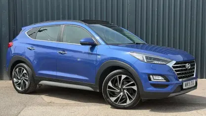 Used Hyundai Tucson Premium SE 185 HP (136 kW) 2019 Blue SUV