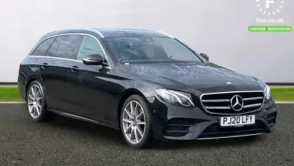 Used Mercedes E350 AMG line 286 HP (210 kW) 2020 Black Estate
