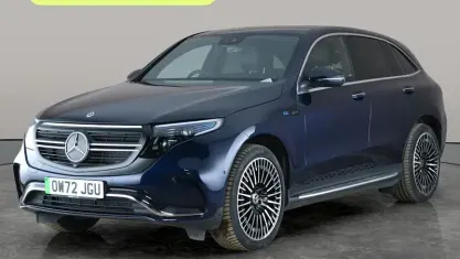 Usado Mercedes EQC400 AMG Line Premium 300 kW (408 HP) 2023 Azul SUV