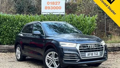 Used Audi Q5 S-Line 190 HP (139 kW) 2018 Blue SUV