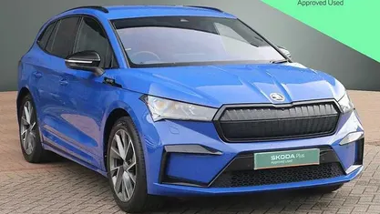 Used Skoda Enyaq iV SportLine 150 kW (204 HP) 2022 Energy blue SUV