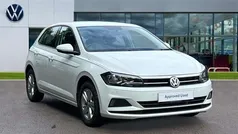 Pure white Used 2019 VW Polo SE Hatchback | £15,058 (Fair price)