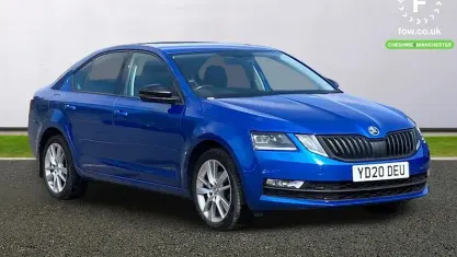 Used Skoda Octavia SE L 150 HP (110 kW) 2020 Blue Hatchback