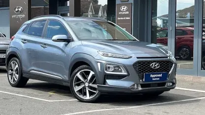 Second-hand Hyundai Kona Premium 177 CP (130 kW) 2019 Argintiu SUV