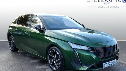 Green Used 2022 Peugeot 308 Allure Premium Hatchback | £16,005 (Fair price)