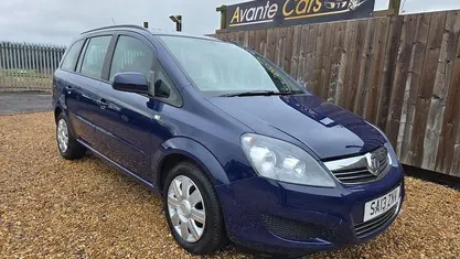 Blue Used 2013 Vauxhall Zafira MPV | £3,495 (Fair price)