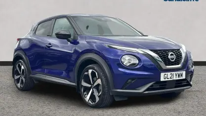 Used Nissan Juke Tekna 114 HP (83 kW) 2021 Blue SUV
