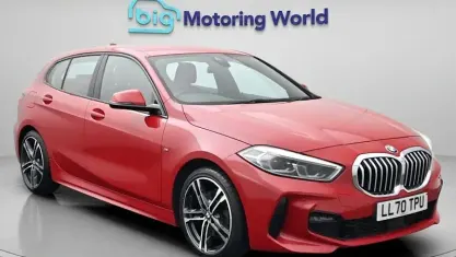Used BMW 118 M Sport 140 HP (102 kW) 2020 Red Hatchback