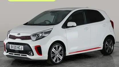 Used Kia Picanto GT-Line 101 HP (74 kW) 2020 White Hatchback