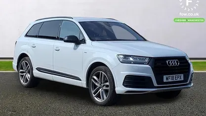 Begagnad Audi Q7 S-Line 272 HK (200 kW) 2018 Vit SUV