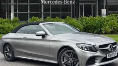 Silver Used 2019 Mercedes C300 AMG Line Premium Cabriolet | £22,051 (Fair price)