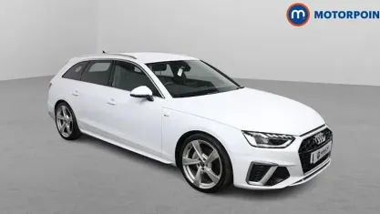 Used Audi A4 S-Line 204 HP (150 kW) 2022 White Estate