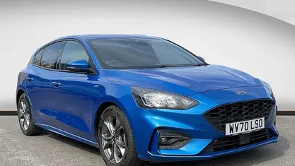 Used Ford Focus ST-Line 125 HP (91 kW) 2020 Blue Hatchback