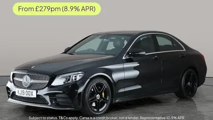 Black Used 2019 Mercedes C200 AMG Line Premium Sedan | £15,810 (Fair price)