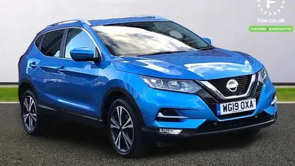 Blue Used 2019 Nissan Qashqai N-Connecta SUV | £12,799 (Fair price)