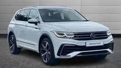 White Used 2022 VW Tiguan Allspace R-line SUV | £28,250 (Fair price)
