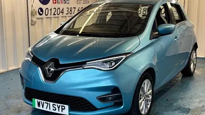 Used Renault Zoe Iconic 80 kW (109 HP) 2021 Blue Hatchback
