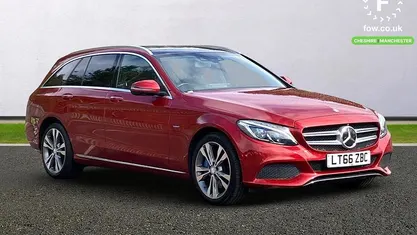 Red Used 2016 Mercedes C350e Premium Plus Estate | £14,099 (Fair price)