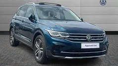 Blue Used 2022 VW Tiguan Elegance SUV | £25,990 (Fair price)