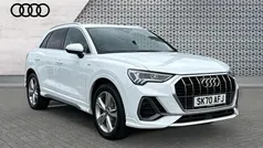 Ibis white Used 2020 Audi Q3 S-Line SUV | £27,111 (Fair price)