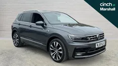 Indium grey metallic Used 2019 VW Tiguan R-line SUV | £22,677 (Fair price)