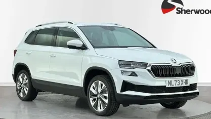 Used Skoda Karoq SE L 150 HP (110 kW) 2023 White SUV