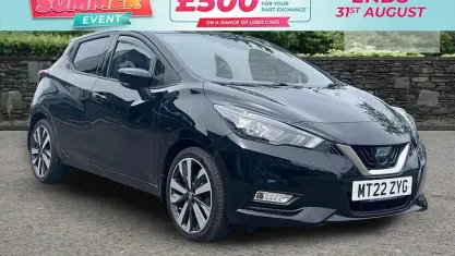 Used Nissan Micra Tekna 92 HP (67 kW) 2022 Black Hatchback