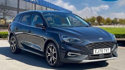 Begagnad Ford Focus Active X 120 HK (88 kW) 2020 Blå Kombi