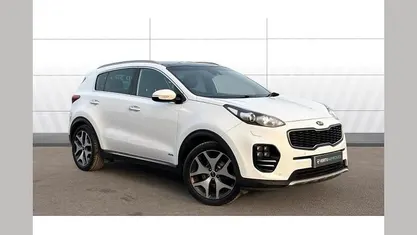 Used Kia Sportage GT-Line S 177 HP (130 kW) 2018 White SUV