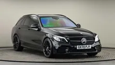 Obsidian black metallic finish Used 2020 Mercedes C220 AMG line Estate | £19,500 (Fair price)