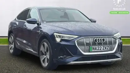 Used Audi e-tron Sportback S-Line 300 kW (408 HP) 2022 Blue SUV