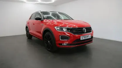 Used VW T-Roc R-line 150 HP (110 kW) 2019 Red SUV