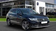 Black Used 2022 VW Tiguan Elegance SUV | £24,591 (Fair price)