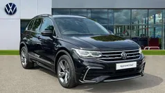 Deep black pearlescent Used 2023 VW Tiguan R-line Edition SUV | £27,333 (Fair price)