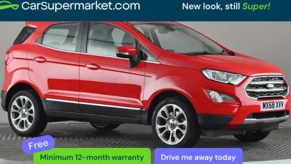 Usado Ford Ecosport Titanium 101 CV (74 kW) 2018 Rojo SUV