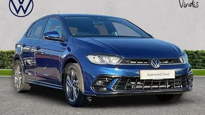 Blue Used 2025 VW Polo R-line Hatchback | £21,326 (Fair price)