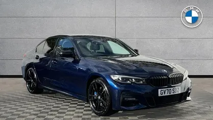 Used BMW 330e M Sport 292 HP (214 kW) 2021 Blue Sedan