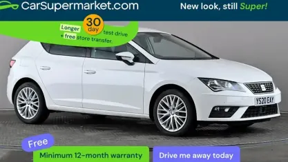 Używany Seat Leon SE Dynamic 116 KM (85 kW) 2020 Biały Hatchback