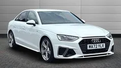White Used 2022 Audi A4 S-Line Sedan | £23,295 (Fair price)