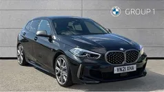 Black sapphire metallic paint Used 2021 BMW M135 Comfort Edition Hatchback | £25,995 (Fair price)