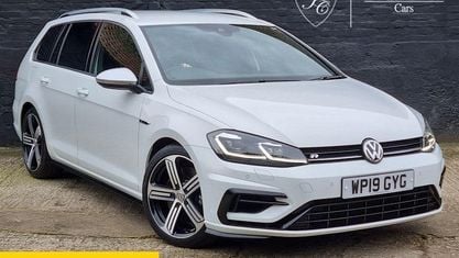 Begagnad VW Golf VII R 300 HK (220 kW) 2019 Vit Kombi