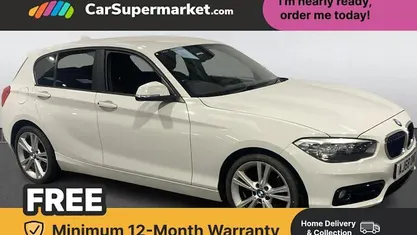 Used BMW 118 Sport Line 136 HP (100 kW) 2018 White Hatchback