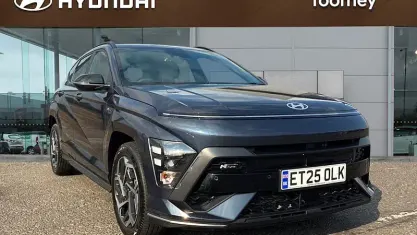Used Hyundai Kona N Line 137 HP (100 kW) 2025 Blue SUV